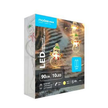 Lampki bałwanki BAT Modee 1,2m 10LED barwa ciepła ML-C3017