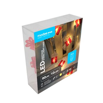 Lampki prezenty BAT modee 0,9m WARM 10LED ML-C3025
