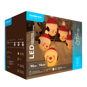 Lampki bałwanki BAT Modee 1,2m 10LED barwa ciepła ML-C3026