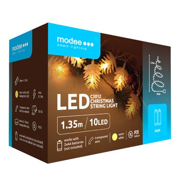 Lampki szyszki BAT Modee 1,65m 10LED barwa ciepła ML-C3012