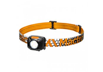 Latarka czołowa, czołówka Mactronic Rebel pomarańczowa AHL0061 USB-C
