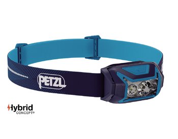 Latarka czołowa, czołówka Petzl Actik Core niebieska E065AB01