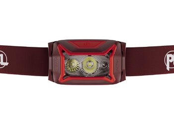 Latarka czołowa, czołówka Petzl Actik Core czerwona E065AB02