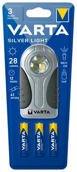 latarka diodowa Varta 16647 led silver light 3AAA latarka diodowa Varta 16647 led silver light 3AAA