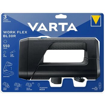 Latarka diodowa Varta WORK FLEX BL30R 18684