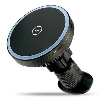 Magnetyczny uchwyt samochodowy z ładowarką indukcyjną zgodny z MagSafe everActive MC-W15 PRO 15W Magnetyczny uchwyt samochodowy z ładowarką indukcyjną zgodny z MagSafe everActive MC-W15 PRO 15W
