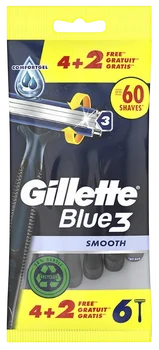 Maszynki Gillette Blue 3 Smooth 4 + 2szt