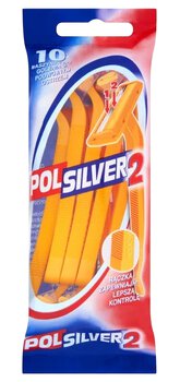 Maszynki jednorazowe Polsilver 10szt