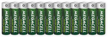 12 x Megacell Ultra Green R6/AA (taca)