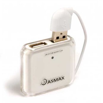 mini Hub USB 2.0 4-portowy ASMAX