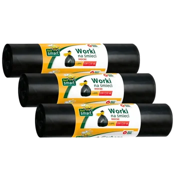 Mocne, trwałe worki na śmieci BEE SMART 120L - 30 szt.