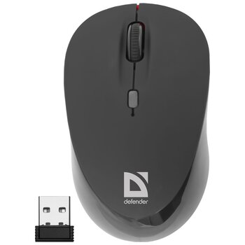 Mysz bezprzewodowa laserowa 2,4GHz Defender Dacota MS-155