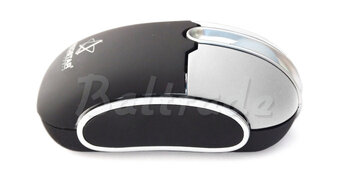 Mysz optyczna bluetooth Redstar Black/Silver mini