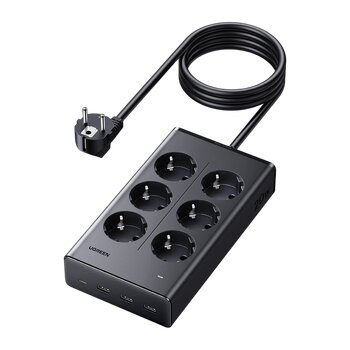 Listwa zasilająca 6g UGREEN S622 75141 1.5m - 6niazd AC, 1xUSB-C, 3xUSB-A 20W