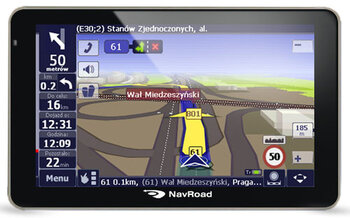 Nawigacja GPS NavRoad AURO + AutoMapa Polska 5"
