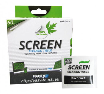 Nawilżone chusteczki EASY TOUCH ET-2601 LCD/TFT saszetki 60szt