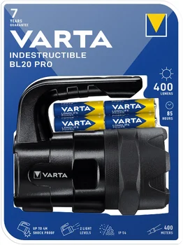 'Niezniszczalna' latarka diodowa (LED) Varta BL20 Pro 18751. Szperacz