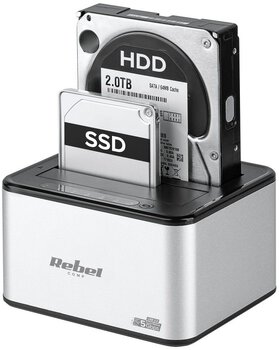 Stacja dokująca do dysków HDD / SSD 2.5" / 3.5" Rebel COMP KOM0977