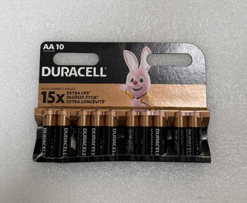 OUTLET 10 x bateria alkaliczna Duracell Duralock Basic C&B LR6 AA (blister)