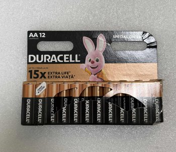 OUTLET 12 x bateria alkaliczna Duracell Basic LR6 AA (blister)