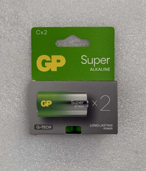 OUTLET 2 x bateria alkaliczna GP Super Alkaline G-TECH LR14 / C OUTLET 2 x bateria alkaliczna GP Super Alkaline G-TECH LR14 / C