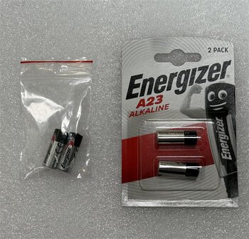 OUTLET 2 x bateria do pilota samochodowego Energizer A23