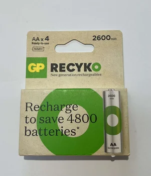 OUTLET 4 x akumulatorki AA / R6 Ni-MH GP ReCyko 2600mAh
