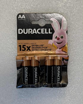 OUTLET 4 x bateria alkaliczna Duracell Duralock Basic C&B LR6 AA (blister)