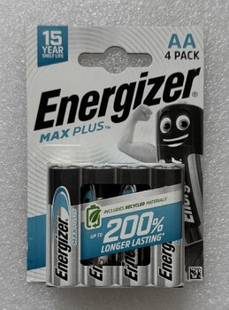 OUTLET 4 x bateria alkaliczna Energizer MAX Plus LR6/AA (blister) OUTLET 4 x bateria alkaliczna Energizer MAX Plus LR6/AA (blister)