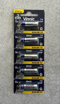 OUTLET 5 x bateria do pilota samochodowego Vinnic 27A