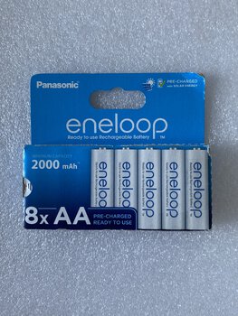 OUTLET 8 x akumulatorki Panasonic Eneloop R6 AA 2000mAh BK-3MCDE/8BE (blister)