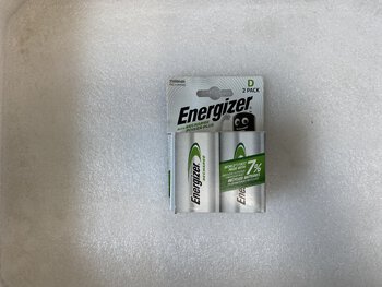 OUTLET Akumulatorki Energizer R20 D Ni-MH 2500mAh - 2 sztuki