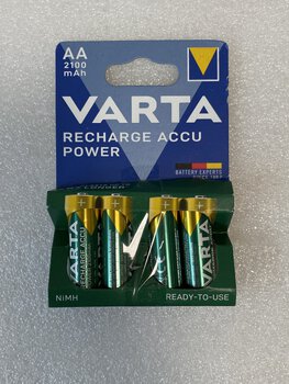 OUTLET akumulatorki Varta Ready2use R6 AA Ni-MH 2100 mAh - 4 sztuki