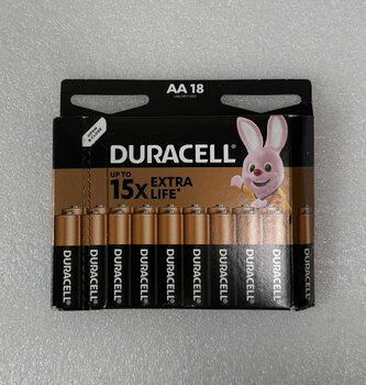 OUTLET bateria alkaliczna Duracell Basic LR6 AA (blister) - 18 sztuk