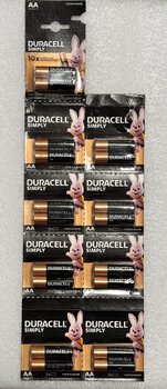 OUTLET bateria alkaliczna Duracell HDBC LR6 AA (blister 9x2) - 18 sztuk