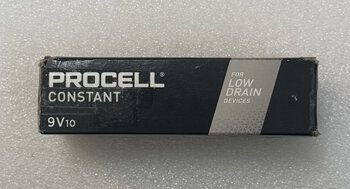 OUTLET bateria alkaliczna Duracell Procell Constant 6LR61 9V - 10 sztuk