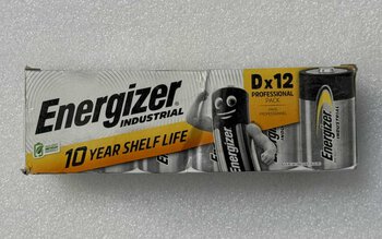 OUTLET bateria alkaliczna Energizer Industrial LR20 D - 12 sztuk