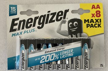 OUTLET bateria alkaliczna Energizer MAX Plus LR6/AA (blister) - 8 sztuk OUTLET bateria alkaliczna Energizer MAX Plus LR6/AA (blister) - 8 sztuk