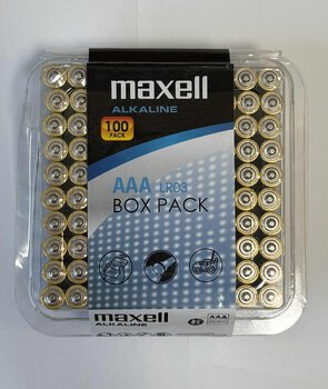 OUTLET bateria alkaliczna Maxell Alkaline LR03 / AAA - 100 sztuk