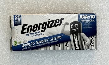OUTLET bateria foto litowa Energizer L92 Ultimate Lithium R03 AAA - 10 sztuk