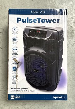 OUTLET Głośnik Bluetooth SQUEAK PulseTower SQ1006