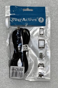 OUTLET Kabel przewód USB-C PD LCD 200cm everActive CBB-2PDL Power Delivery 2.0 z obsługą szybkiego ładowania 3A/20V 60W OUTLET Kabel przewód USB-C PD LCD 200cm everActive CBB-2PDL Power Delivery 2.0 z obsługą szybkiego ładowania 3A/20V 60W