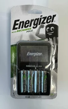 OUTLET Ładowarka akumulatorków Ni-MH Energizer Maxi + 4 x R6/AA 2000 mAh