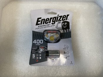 OUTLET Latarka czołowa, czołówka Energizer Vision Headlight HD+ Focus 400 lumenów