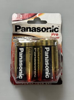 OUTLET Panasonic Alkaline PRO Power LR20/D (blister) - 2 sztuki