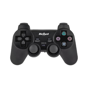 Pad / kontroler do gier bezprzewodowy do PS2 PS3 PC REBEL KOM0586A
