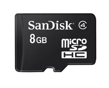 pamięć SanDisk microSDHC 8GB + czytnik USB