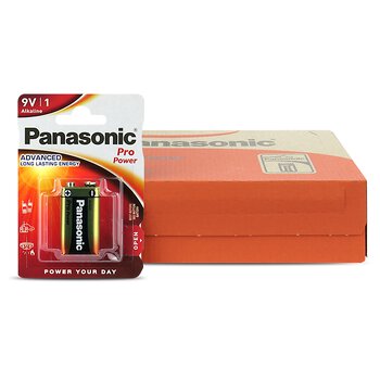 Panasonic Alkaline PRO Power 6LR61/9V (blister) - 18 sztuk