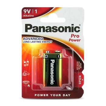 Panasonic Alkaline PRO Power 6LR61/9V (blister) - 18 sztuk