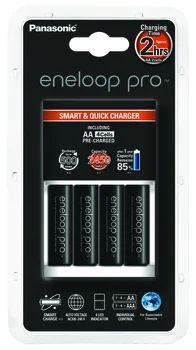 Panasonic Eneloop BQ-CC16 + 4 x R6/AA Eneloop 2550mAh BK-3HCCE